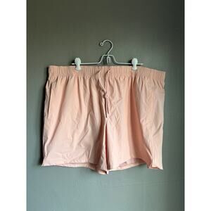 VRST Mens Everyday Shorts Woven Nylon Classic Fit Drawstring Sun Kissed Pink 2XL